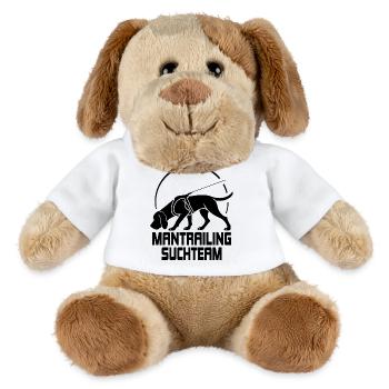 Équipe de recherche de chasseurs de chasse Bloodhound Dogs Wilsigns - Chien en peluche Helge MiniFeet® - blanc - Devant