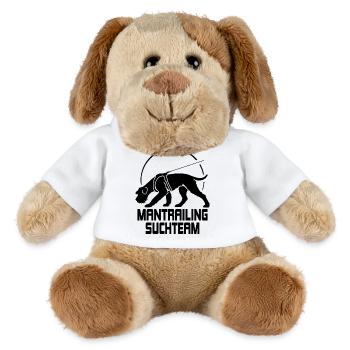 Schnauzer géant Chasseur de l’équipe de recherche Chien - Chien en peluche Helge MiniFeet® - blanc - Devant