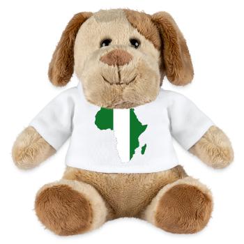 Niger Flag Africa - MiniFeet® Dog Helge - white - Front