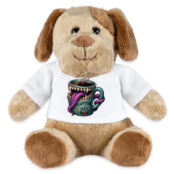 Monster Mimic Coffee Caffeine Humor Mug - MiniFeet® Dog Helge - white - Front