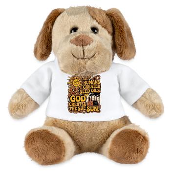 Expert en nutrition - Chien en peluche Helge MiniFeet® - blanc - Devant