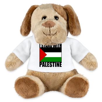 I stand with palestine - MiniFeet® Dog Helge - white - Front