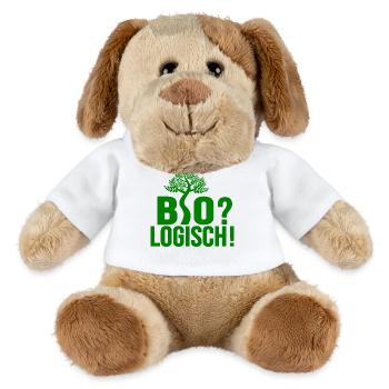 Bio? Logisch! - MiniFeet® Hund Helge - Weiß - Vorne