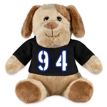 94 Number Symbol - MiniFeet® Dog Helge - black - Front