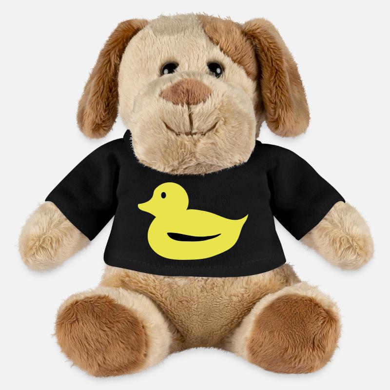 Badeente Ente Quietsche Entchen - MiniFeet® Hund Helge - Schwarz