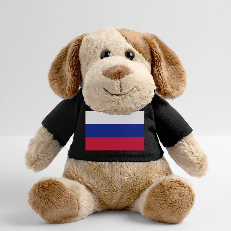 Drapeau Russie / Russian flag Chien en peluche Helge MiniFeet®
