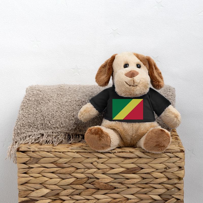 Drapeau Congo / Congo flag Chien en peluche Helge MiniFeet®
