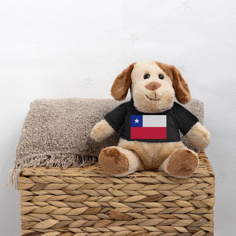 Chili flag / Drapeau Chili Chien en peluche Helge MiniFeet®