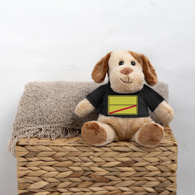 signe de nom de lieu Chien en peluche Helge MiniFeet®