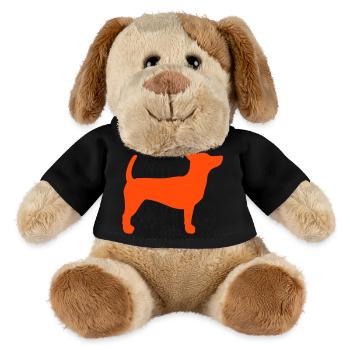 Dog stands tall Obedience stands still silhouette - MiniFeet® Dog Helge - black - Front