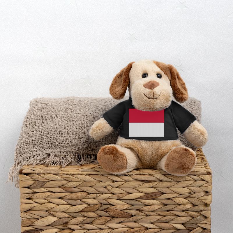 Flagge von Monaco / Drapeau Monaco MiniFeet® Hund Helge