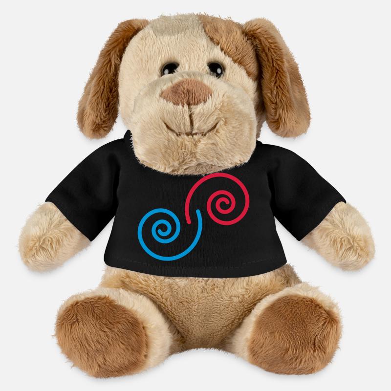 spiralen_2c - MiniFeet® Hund Helge - Schwarz