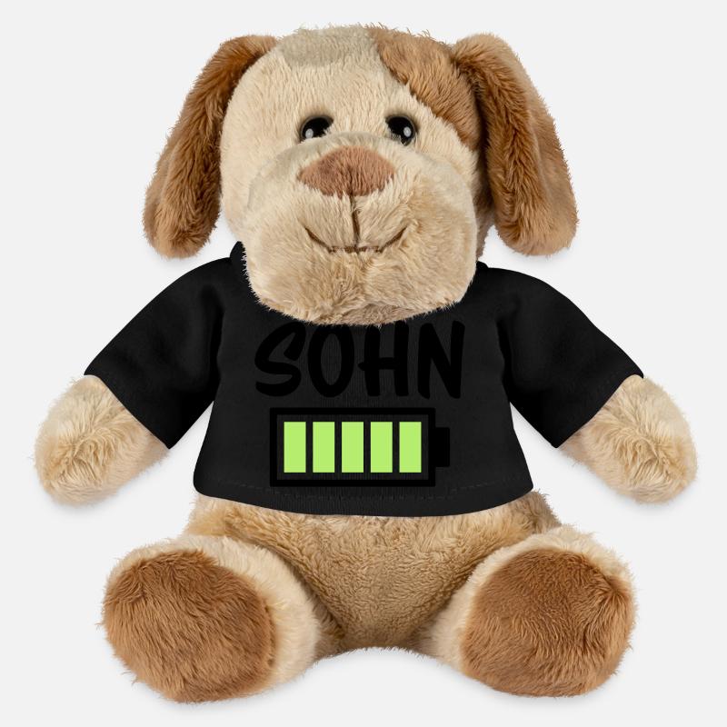 Sohn - Akku - MiniFeet® Hund Helge - Schwarz