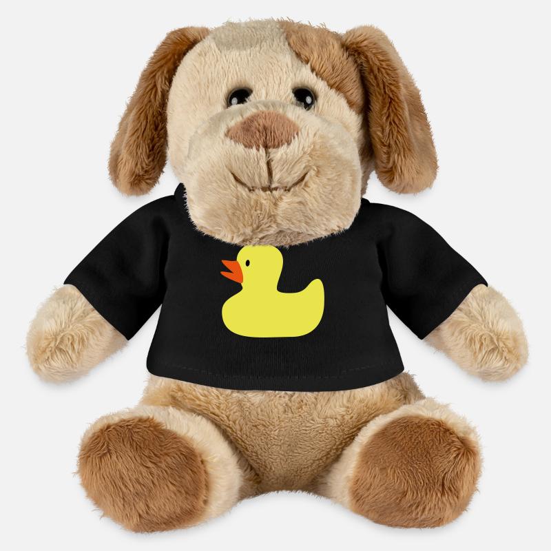 Quietscheente - MiniFeet® Hund Helge - Schwarz