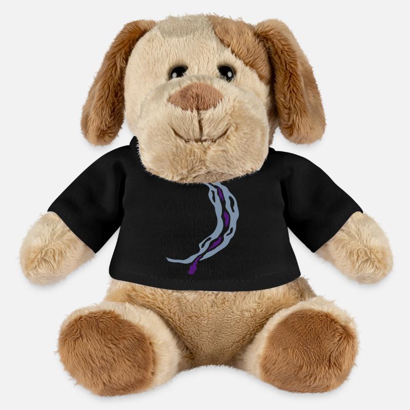 moon - Chien en peluche Helge MiniFeet® - noir