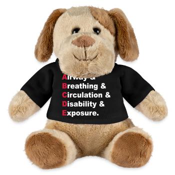 ABCDE Rule - MiniFeet® Dog Helge - black - Front