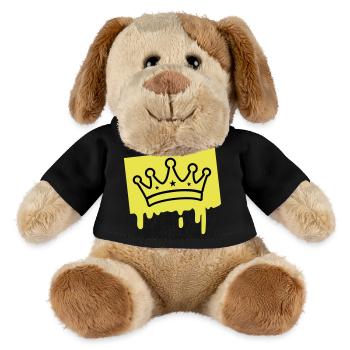 Krone Symbol - MiniFeet® Hund Helge - Schwarz - Vorne
