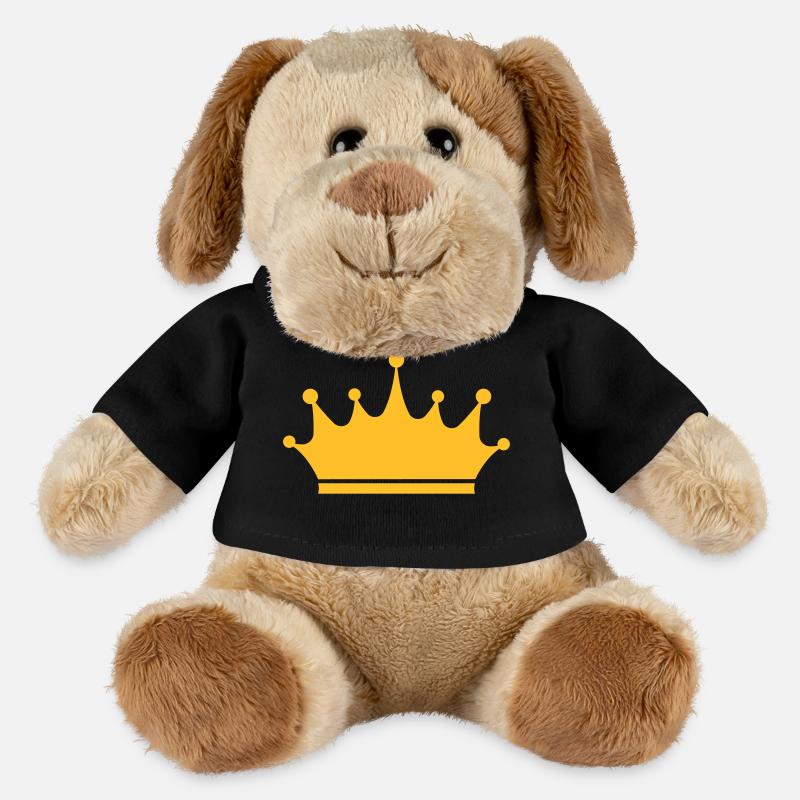 Krone - MiniFeet® Hund Helge - Schwarz