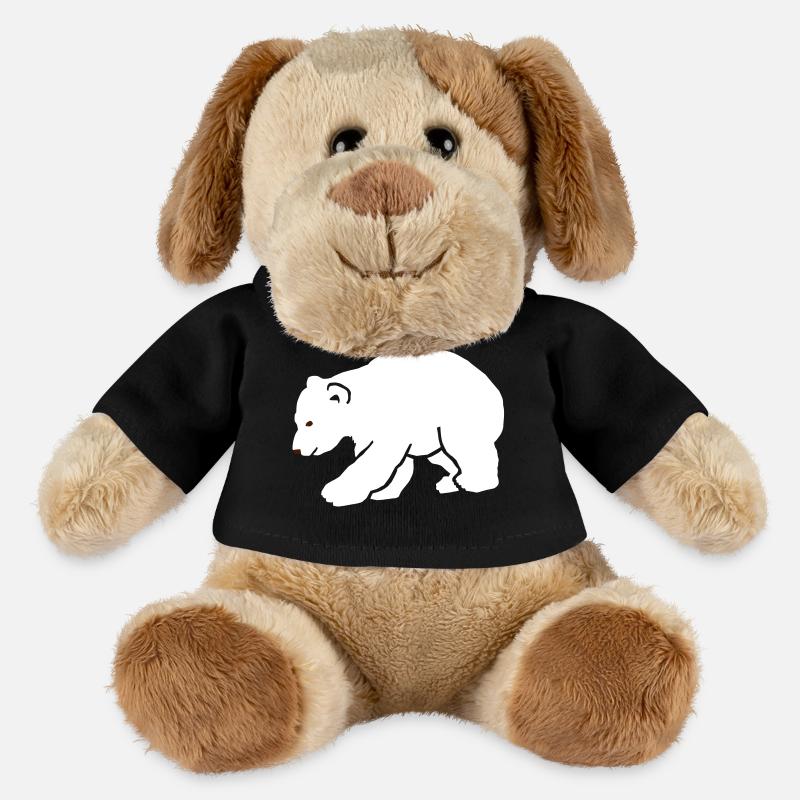 Polar bear Knut Polar - MiniFeet® Dog Helge - black