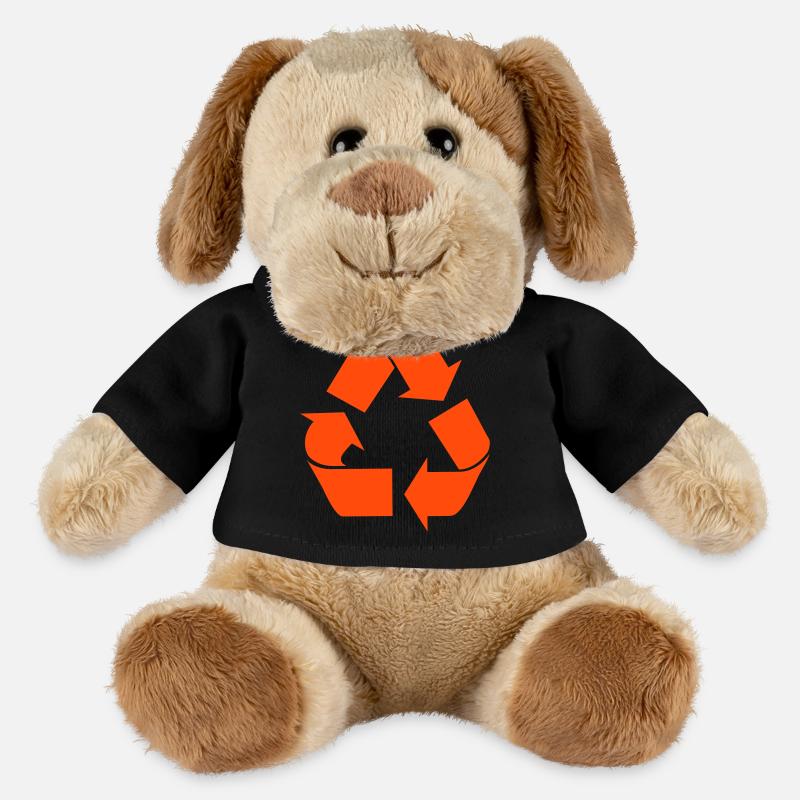 Recycle - MiniFeet® Dog Helge - black