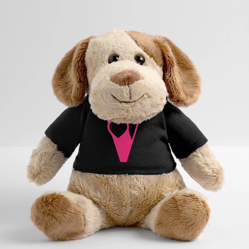 Buchstabe v Anfangsbuchstabe mit Herz MiniFeet® Hund Helge
