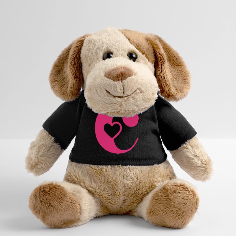 Lettre c Lettre initiale avec cœur Chien en peluche Helge MiniFeet®