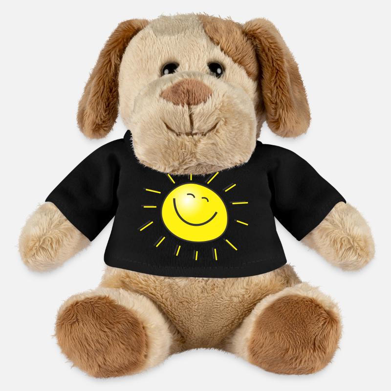 regenbogen sonne wolken wetter rainbow sun cloud50 - MiniFeet® Hund Helge - Schwarz
