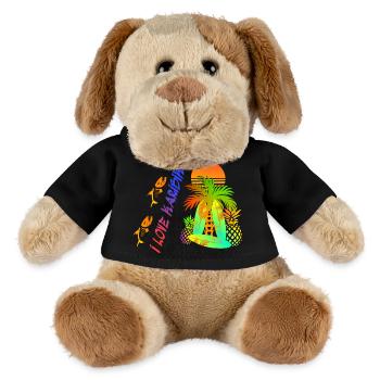 Amour des Caraïbes - Chien en peluche Helge MiniFeet® - noir - Devant