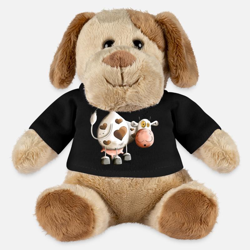 Kuh mit Herz - MiniFeet® Hund Helge - Schwarz