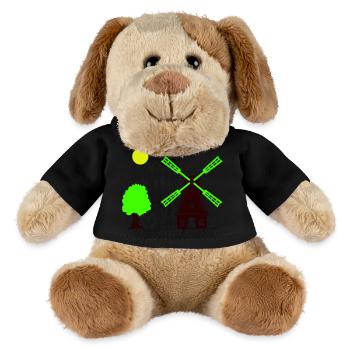windmühle baum - MiniFeet® Hund Helge - Schwarz - Vorne