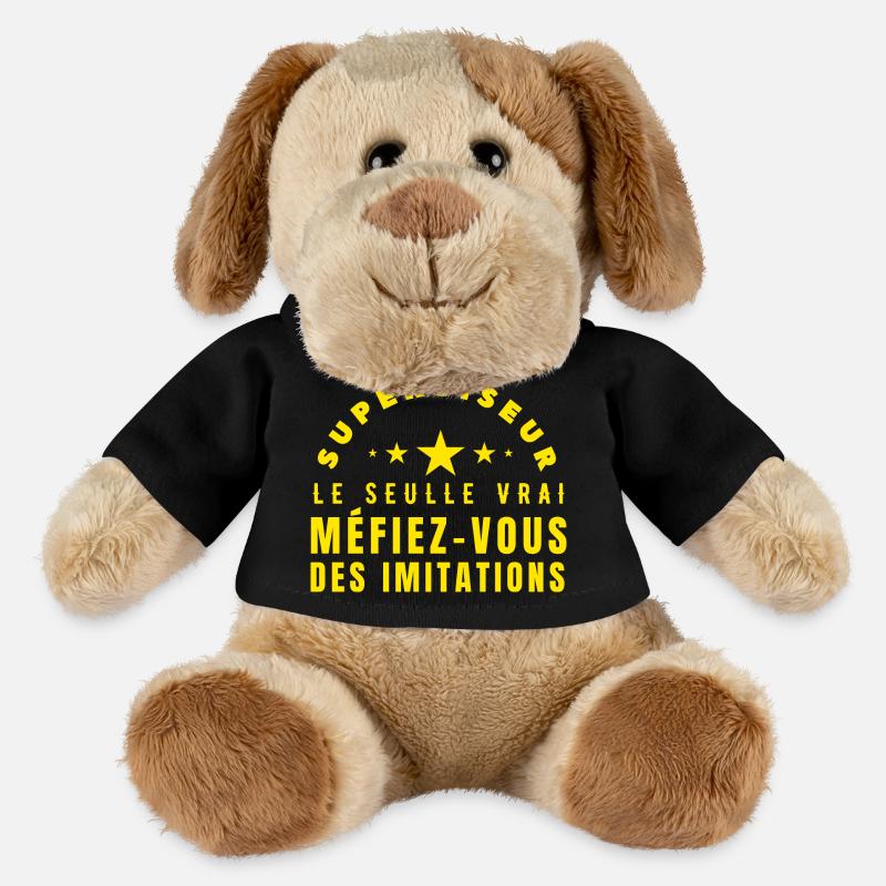 The Real Overseer Gift Idea - MiniFeet® Dog Helge - black