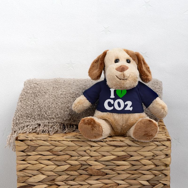 I love co2 Chien en peluche Helge MiniFeet®