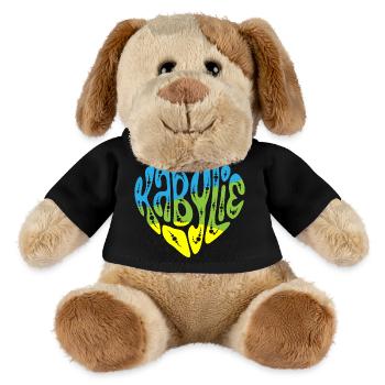Kabylie Dans Mon Cœur - Chien en peluche Helge MiniFeet® - noir - Devant