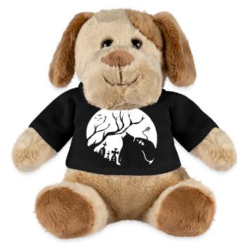 Nocturnal Animal Silhouette - MiniFeet® Dog Helge - black - Front