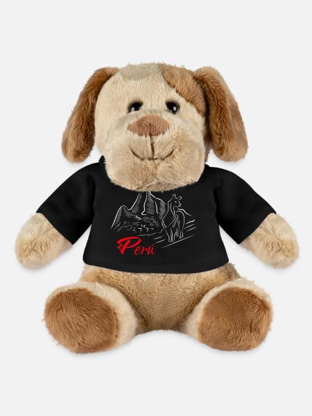 Machu Picchu - Peru - llama - MiniFeet® Dog Helge - black