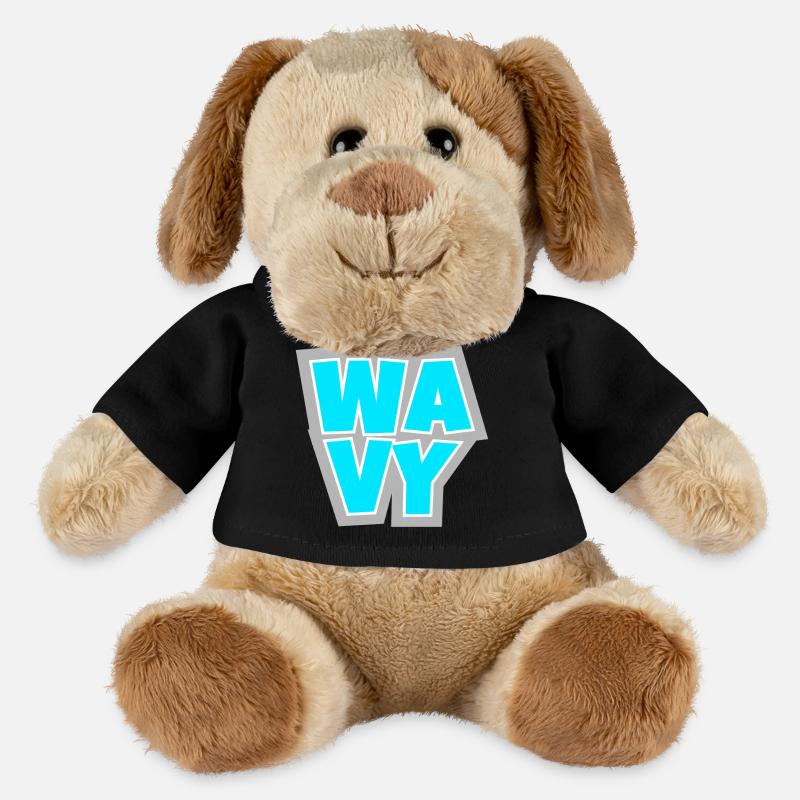 WAVY - relaxed, cool and always in the flow. - MiniFeet® Dog Helge - black