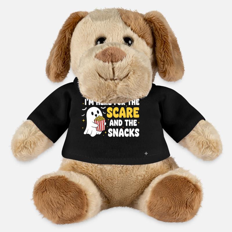 Halloween-Geist und Snacks - MiniFeet® Hund Helge - Schwarz