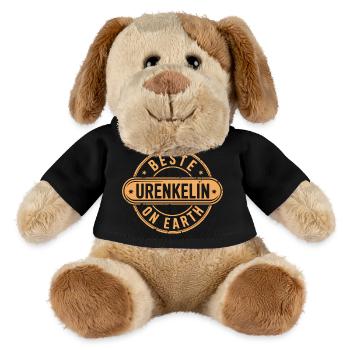 Beste Urenkelin - MiniFeet® Hund Helge - Schwarz - Vorne