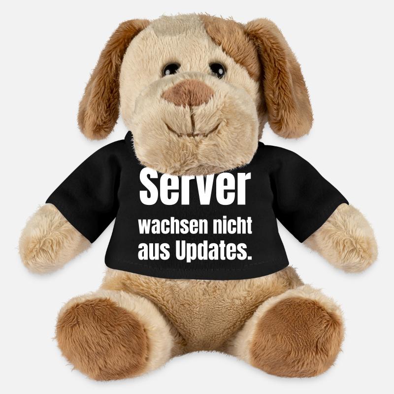 Server wachsen nicht aus Updates. - MiniFeet® Hund Helge - Schwarz