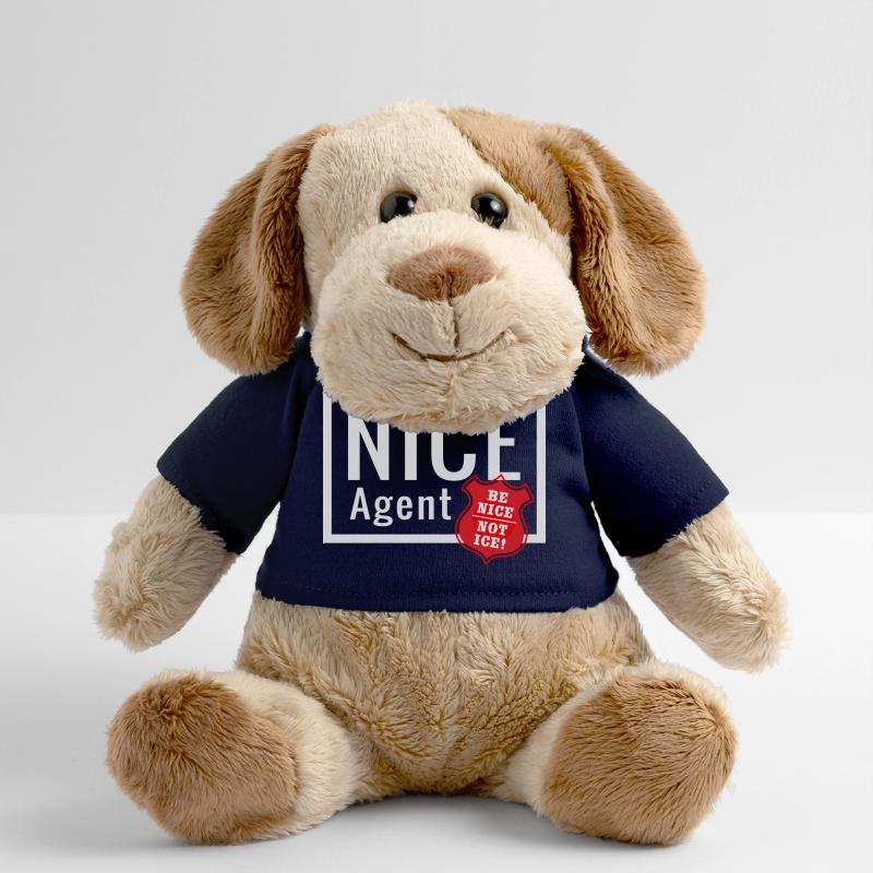 NICE Agent Logo mit Statement Be Nice Badge MiniFeet® Hund Helge