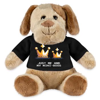 Just Me & My Miniboss | Dad Child - MiniFeet® Dog Helge - black - Front