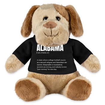 Alabama Football Bold Typography - MiniFeet® Dog Helge - black - Front