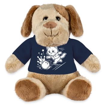 Bowling Kawaii Katze - MiniFeet® Hund Helge - French Navy - Vorne