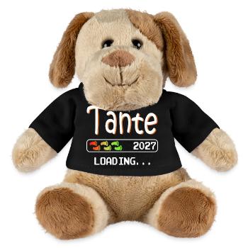 Werdende Tante 2027 loading ich werde Tante - MiniFeet® Hund Helge - Schwarz - Vorne