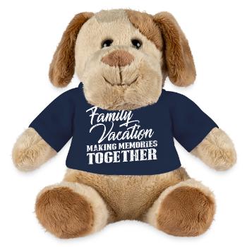 Souvenirs de vacances en famille - Chien en peluche Helge MiniFeet® - bleu marine - Devant