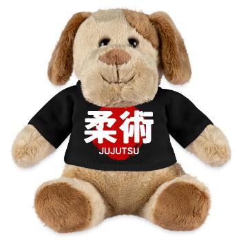 Jujutsu Martial Art GYM Japanese Kanji - MiniFeet® Dog Helge - black - Front