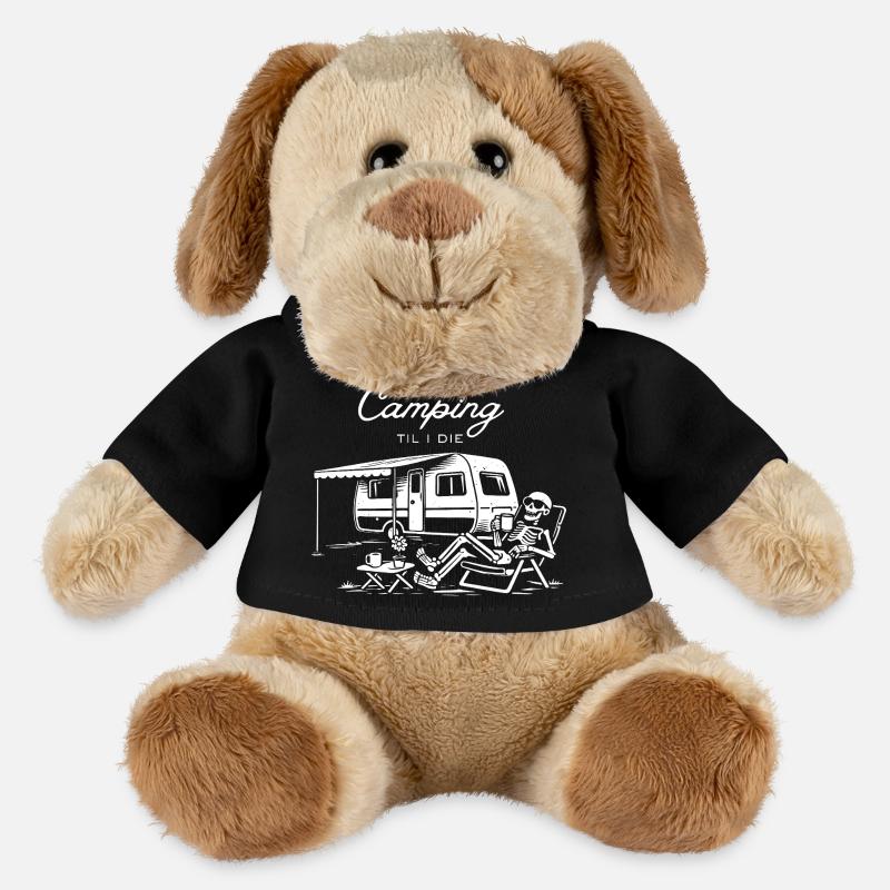 Camping til I die - MiniFeet® Dog Helge - black