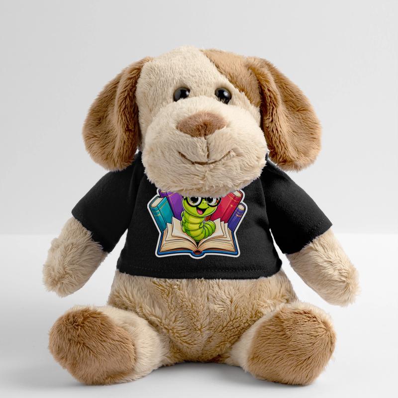 Cheerful Bookworm MiniFeet® Dog Helge
