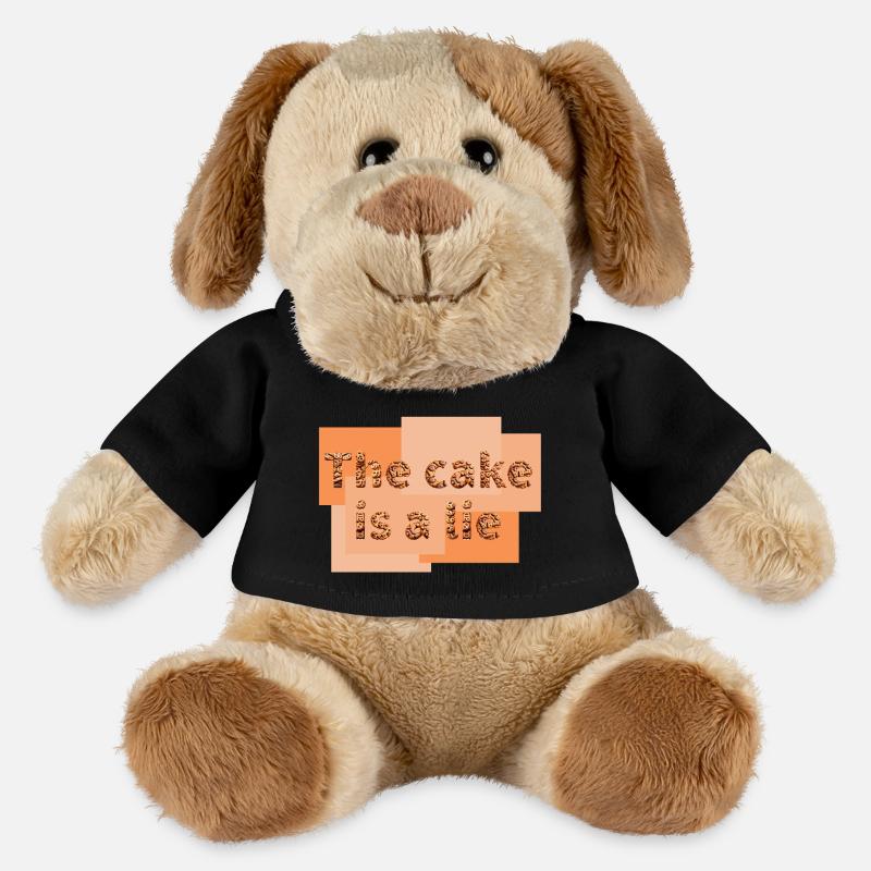Der Kuchen ist eine Lüge - MiniFeet® Hund Helge - Schwarz