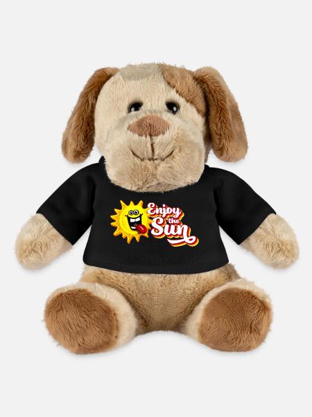 Enjoy the sun / Summer feeling / Retro-Look - MiniFeet® Dog Helge - black